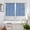 Blue, variant on Blue Pattern Kitchen Curtains Window Panels, Vintage Abstract Minimalist Art Insulated Window Treatment Curtain, Grommet Curtains for Bedroom/Living Room/Bathroom, 2 Piece 42"Wx45"L