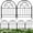 Black-2, variant on Decorative Garden Fence , 10 Pack Rustproof Metal No Dig Fence Animal Barrier for Dog, Arched Flower Bed Edging Ornamental Wire Border Panel Fencing for Yard Patio Outdoor Decor