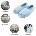 Diabetic Slippers for Women Memory Foam Arthritis Edema Adjustable Open