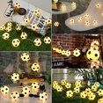 thumbnail image 3 of KAKOWELY Guirnalda de luces LED Uonlytech con forma de balón de fútbol, divertida decoración para fiestas, dormitorios, cumpleaños y celebraciones (20 LED, sin pilas), 3 of 4