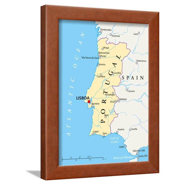 portugal political map