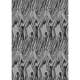 thumbnail image 1 of Ahgly Company Indoor Rectangle Patterned Gray Cloud Gray Novelty Area Rugs, 7' x 10', 1 of 6