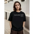 thumbnail image 6 of 1pc Men'S Cotton Crew Neck T-Shirt with "Use The Force, Harry" Print - Summer Street Style, Regular Fit, Slight Stretch Knit Fabric, Casual Top for Outdoor Activities, 6 of 9