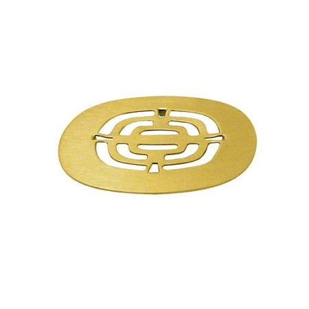 

Brass Snap-In Shower Strainer Grid in Polished Brass