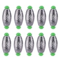 thumbnail image 1 of Kit de plomadas de pesca de 5 tamaños, 10 piezas de pesas divididas extraíbles para necesidades de aparejos versátiles, 1 of 7