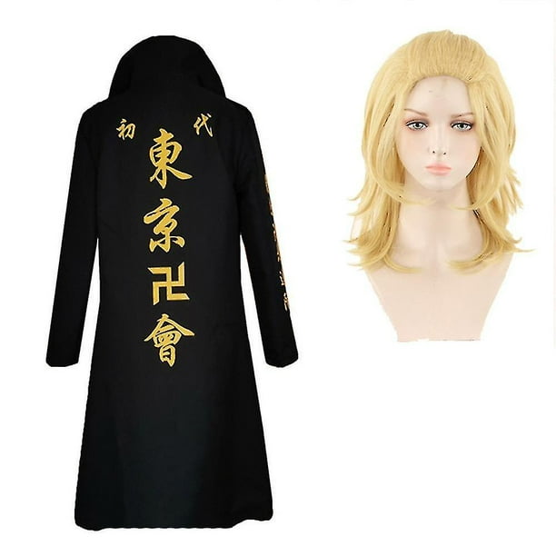Anime Tokyo Revengers Sano Manjiro Cosplay disfraz Unisex Tokyo Manji Gang Mikey chaqueta capa pantalones fiesta de Halloween