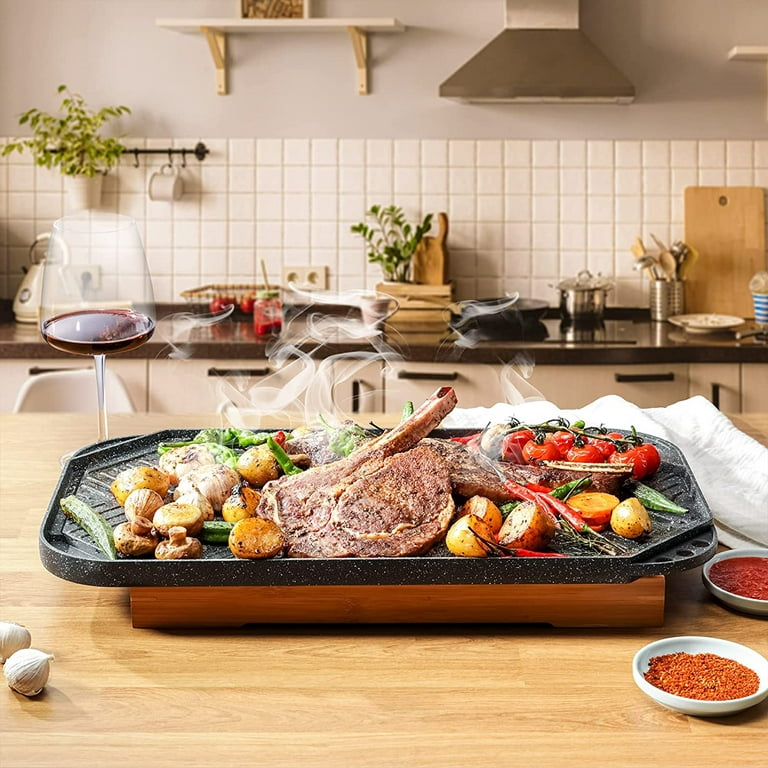 Granitestone 234 Sq. in. Electric Indoor Grill and Griddle