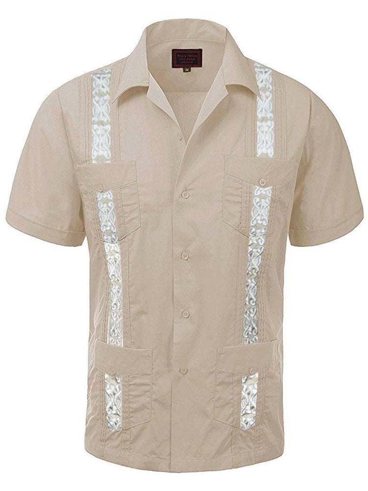 guayabera beige