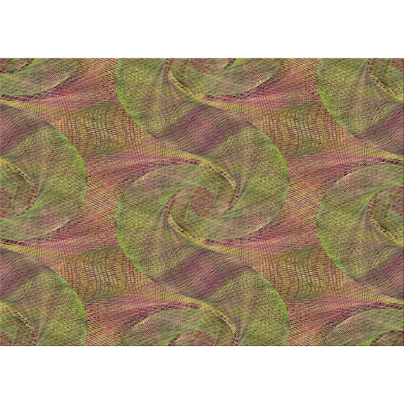 Ahgly Company Indoor Rectangle Patterned Caramel Brown Area Rugs, 8' x 10'