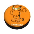 thumbnail image 3 of Cute Cartoon Garfield Spare Tire Cover Wheel Protectors For Trailer Rv Suv Truck Camper Travel Fits For Tire Diameter 15 Inch, 3 of 6