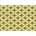 thumbnail image 1 of Ahgly Company Machine Washable Indoor Rectangle Transitional Sun Yellow Area Rugs, 5' x 8', 1 of 7