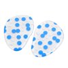 1 Pair Blue Silicone Anti-slip High Heel Forefoot Pad Foot Metatarsal Support Insole