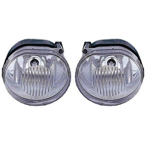 GOPARTS PAIR/SET Replacement for 2002 2004 Jeep Liberty Fog Light