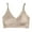 Beige, variant on Sports Bras For Women Deep V Petal Wireless Bra - Soft Comfortable Style Nylon & Spandex Fabric 2Xl Womens Bras