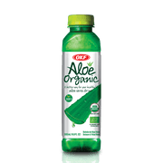 OKF Organic Aloe Drink w/ Pulp, 16.9 Fl Oz (Case of 20)
