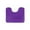 Purple, variant on Rug Pad, Luxury Toilet Rugs U Shaped Washable Bath Rugs for Bathroom Non Sliping Extra Soft And Absorbent Microfiber Bath Mat Plush Comfortable Contours Bath Rugs, Purple