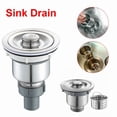thumbnail image 3 of PRIME - 2Pack Kitchen Bar Stainless Steel Sink Strainer Drain Head Stopper Filter Basket, 3 of 6