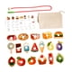 thumbnail image 5 of Juguete de cuentas para encordar, juguete de secuenciación de cuentas, juguete de frutas para encordar, juguetes Montessori para niños pequeños, 5 of 9