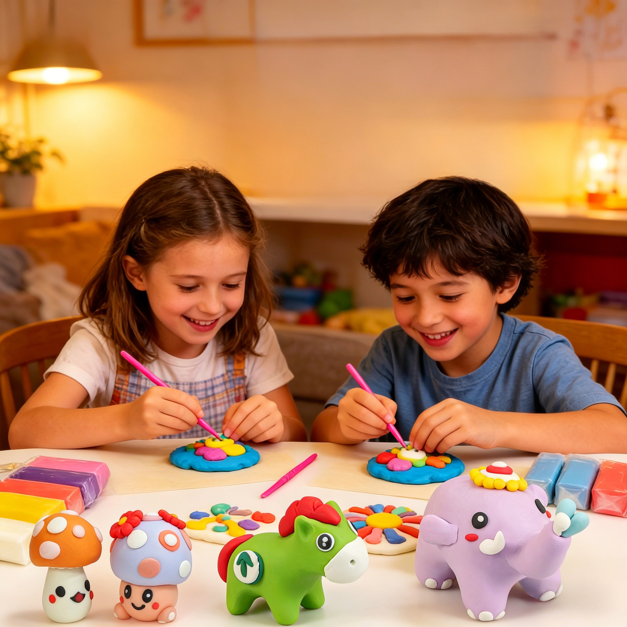CiaraQ 24-Color Polymer Clay Kit with Sculpting Tools photo 7