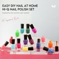 thumbnail image 4 of Morovan Nail Polish Set:15 Glitter Color 0.25oz Neon Regular Nail Polish Kit Finger Nail Set Gift for Women, 4 of 9
