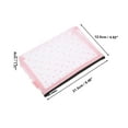 thumbnail image 2 of 1 Pc Bolsa de Cosméticos Portátil para Mujeres para Vacaciones, Viajes de Negocios, Gimnasio, Malla de Nylon Rosa-L, 2 of 4
