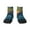 2 Black-2, variant on Palm Trees Pattern Quarter Crew Socks,Toe Seamed Ankle Socks,Cotton Cushioned Breathable Athletic Crew Sports Socks