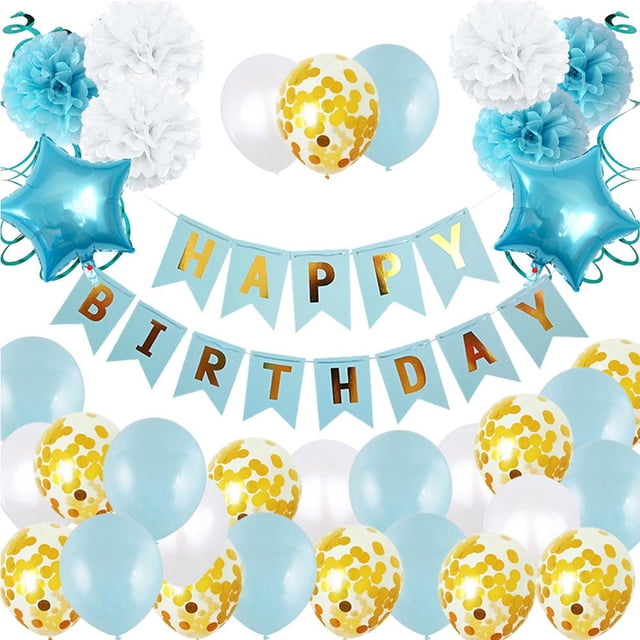 Globos De Feliz Cumpleaños, Bola De Flores De Papel Para Fiesta, Decoración De Globos De Goma Minnieouse HA043406-02