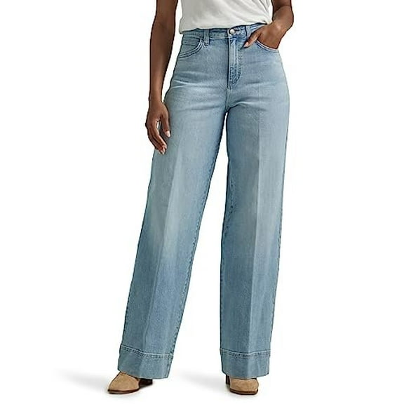 Lee Women's Legendary High Rise Trouser Jean, Morning Veil
