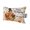 Distressed White, Amber, Ash Gray, Burnt Orange, variant on Turkey Thanksgiving Outdoor Pillows for Chaise Lounge Chair Waterproof Lumbar Pillows with Insert&Adjustable Strap Beach Headrest Pillow Fall Rustic Pumpkins Branches Leaves Pool Pillow 11"x16"