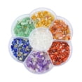 thumbnail image 1 of Piedras preciosas de 7 colores Gloria piezas de cristal irregulares sin perforar para fabricación de Joyas, 1 of 9
