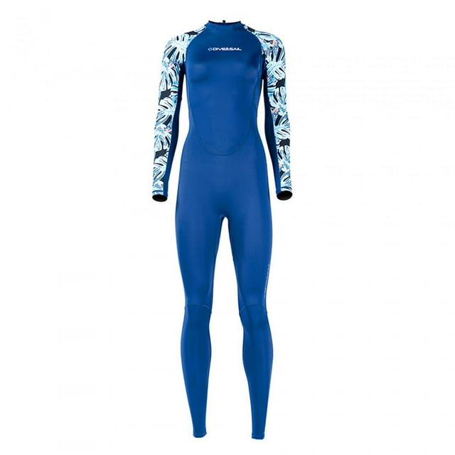 Traje de neopreno de verano para mujer, con cremallera trasera y protección solar de longitud completa. SG