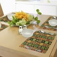 thumbnail image 4 of Ambesonne African Place Mats Set of 4, Trippy, Standard Size, Multicolor, 4 of 6