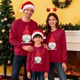 thumbnail image 2 of Fiaer Matching Family Merry Christmas Sweatshirts Funny Graphic Crew Neck Pullover Long Sleeve Loose Fit Casual Trendy Xmas Tops Men XXL, 2 of 6