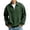 Green, variant on Men's Quarter Zip Long Sleeve Shirts Cable Knit Mock Neck Polo Sweater Casual Pullover Sweater