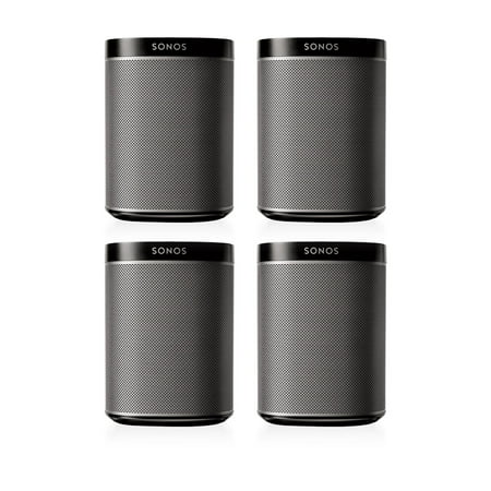 Sonos PLAY:1 Multi-Room Digital Music System Package - Set of 4 (Black)