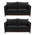 thumbnail image 1 of Sala 2-2 TRINITY Oslo 2 Piezas (Love Seat, Love Seat) Negro Para Sala, 1 of 8