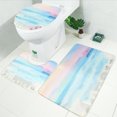 thumbnail image 4 of Juego De Alfombrillas De Baño Con Alfombra De Ducha, 3 Piezas / Juego De Tapa De Inodoro, Absorbente Para La Sala De Estar Del Dormitorio ANGGREK CCJY29, 4 of 8