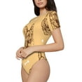 thumbnail image 2 of Naloa German Shepherd Dog Women's Short-Sleeved Onesie, One-Piece Swimsuit for Parties, dates, clubs - X-Large, 2 of 9