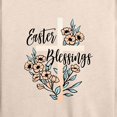 thumbnail image 3 of Instant Message - Easter Blessings - Women's Lightweight French Terry Long Sleeve Shirt, 3 of 6