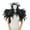 Black, variant on MoJoGo Women's Faux Feather Shawl Party Accessory Festival Holiday Gifts for Mardi Gras Multicolor Free Size