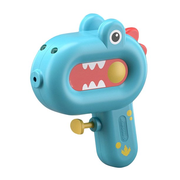 Pistola de agua explosiva, lindo juguete de pistola para niños y niñas (azul dinosaurio Ehuebsd libre de BPA
