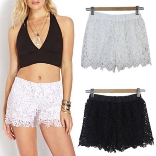 Lace shorts sale for women