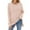 Pink, variant on Free Shipping Womens Y2K Split Side Knit Sweater Crewneck Long Sleeve Pullover Solid Knit Side Slit Blouse Tunics