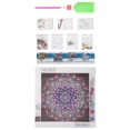 thumbnail image 4 of Sailing Kit de pintura de diamantes con flores de mandala, decoración DIY para sala de estar (30x30cm), 4 of 12