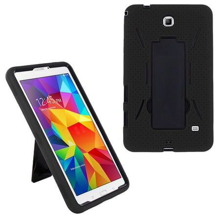 Shockproof Hybrid Case Cover by KIQ for Samsung Galaxy Tab 4 7.0 SM-T230 (Best Price Samsung Galaxy Tab 4 7.0)