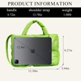 thumbnail image 2 of Kukuzhu Puffer Tote Bag, Medium Puffy Bags for Women Light Winter Down Cotton Padded Quilted Tote Bag Shoulder Handbags Purse, 2 of 7