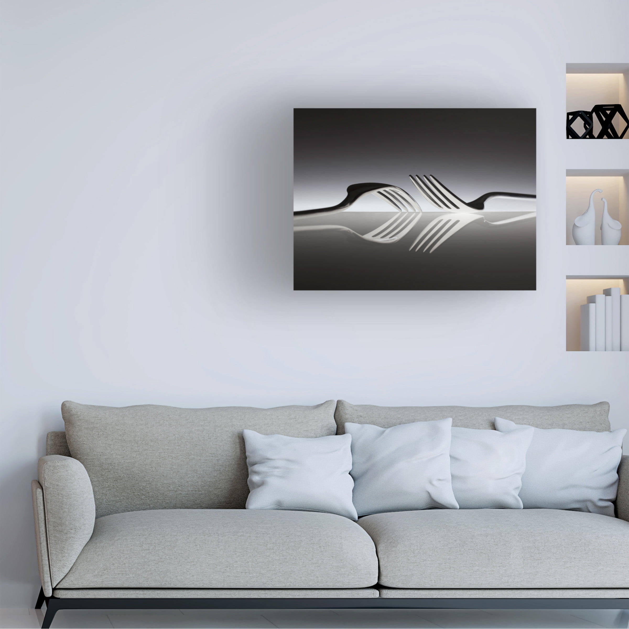 Wieteke De Kogel 'Opposites' Canvas Art