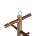 thumbnail image 4 of Birds Perches Cage Stand Toy Hanging Wooden Activity Branches Climbing Stairs Suitable for Small Birds for Budgies,Small Birds,Parakeet,Cockatiel, 4 of 9