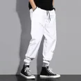 thumbnail image 2 of Pantalones holgados casuales para hombre, estilo harén, holgados, recortados, baratos, de alta calidad, a bajo precio, pantalones elegantes para hombre, ropa original, estética Y2k, 2 of 5