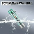 thumbnail image 6 of HIBIBUD Small Flashlight,Keychain Design Windfire Flashlight,Purple Side Lights Keychain Light,Green, 6 of 7